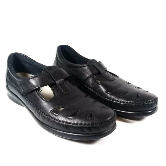 SAS Women's Roamer T-Strap Leather Slip-on Loafer - Picture 6 of 11